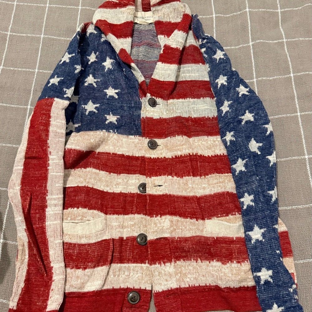 Denim & Supply Ralph Lauren Red and White Knit